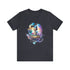 The Wizard's Floating Tower - Short Sleeve Tee Heather Navy